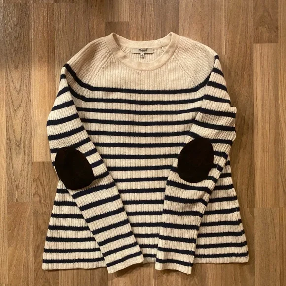 Madewell Merino Striped Sweater XS - Picture 2 of 7